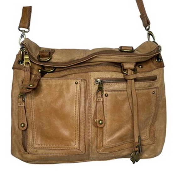 Lucky Brand Handbags - Lucky Brand 100% Brown Leather Large Crossbody Handbag with Lots of Pockets